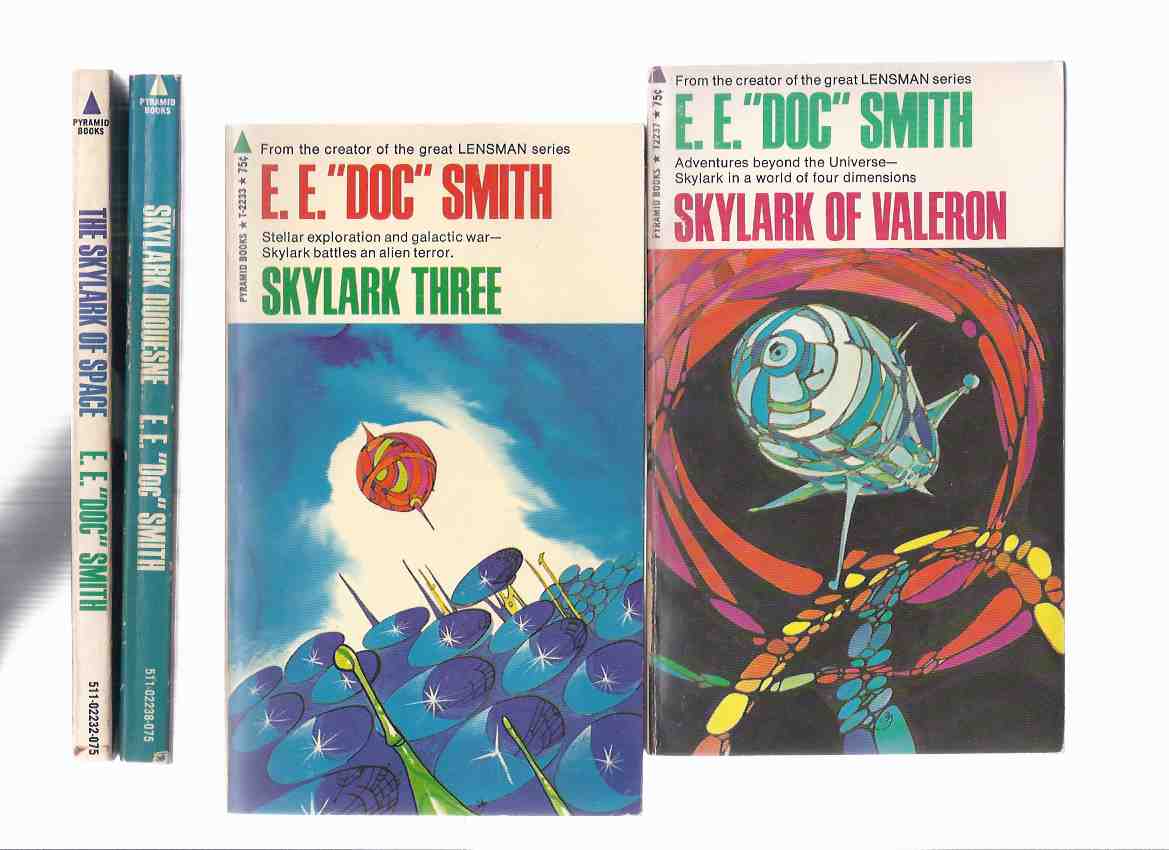 Image for Skylark Series, Comprising: The Skylark of Space ---with Skylark Three ---with Skylark of Valeron ---with Skylark DuQuesne ---Four volumes, Book 1, 2, 3 and 4 -by E E DOC Smith