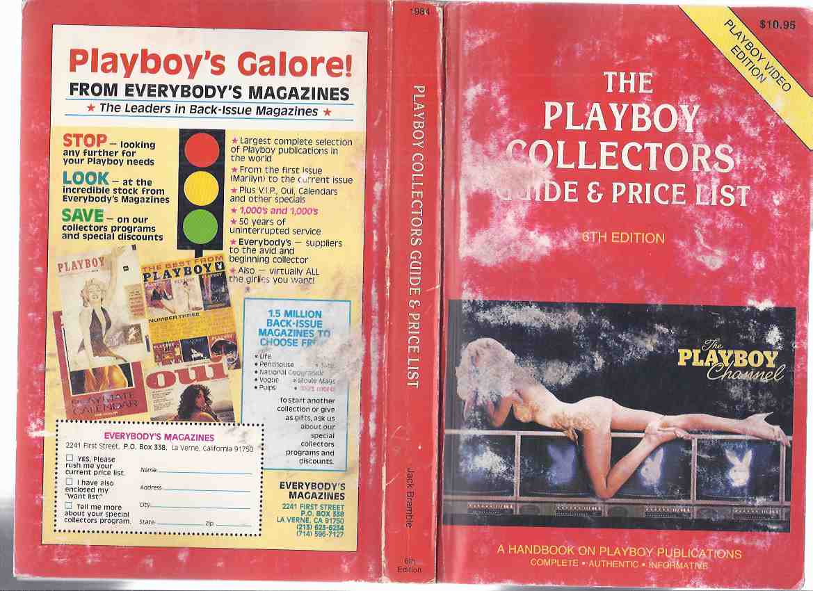 The Playboy Collectors Guide and Price List, 1984 - 1985, 6th Edition (The Playboy Video Edition - SIXTH Ed.)( Playboy Magazines / Bibliography ) Image for The Playboy Collectors Guide and Price List, 1984 - 1985, 6th Edition (The Playboy Video Edition - SIXTH Ed.)( Playboy Magazines / Bibliography )