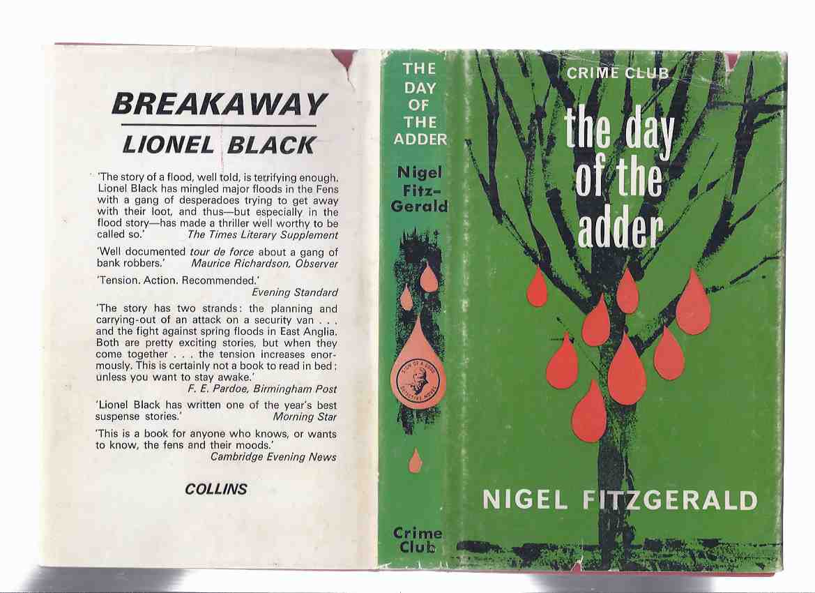 Image for The Day of the Adder -by Nigel Fitzgerald ( a Superintendent Duffy Irish Civic Guards mystery)( Collins Crime Club )