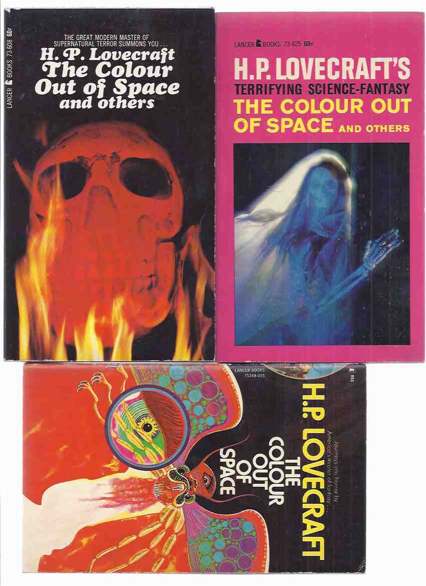 The Colour Out of Space -by H P Lovecraft ( Three Lancer Variants / Editions )(Picture in the House, Call Cthulhu, Cool Air, Whisperer in Darkness, Terrible Old Man, Shadow Out of Time) (Color) Image for The Colour Out of Space -by H P Lovecraft ( Three Lancer Variants / Editions )(Picture in the House, Call Cthulhu, Cool Air, Whisperer in Darkness, Terrible Old Man, Shadow Out of Time) (Color)