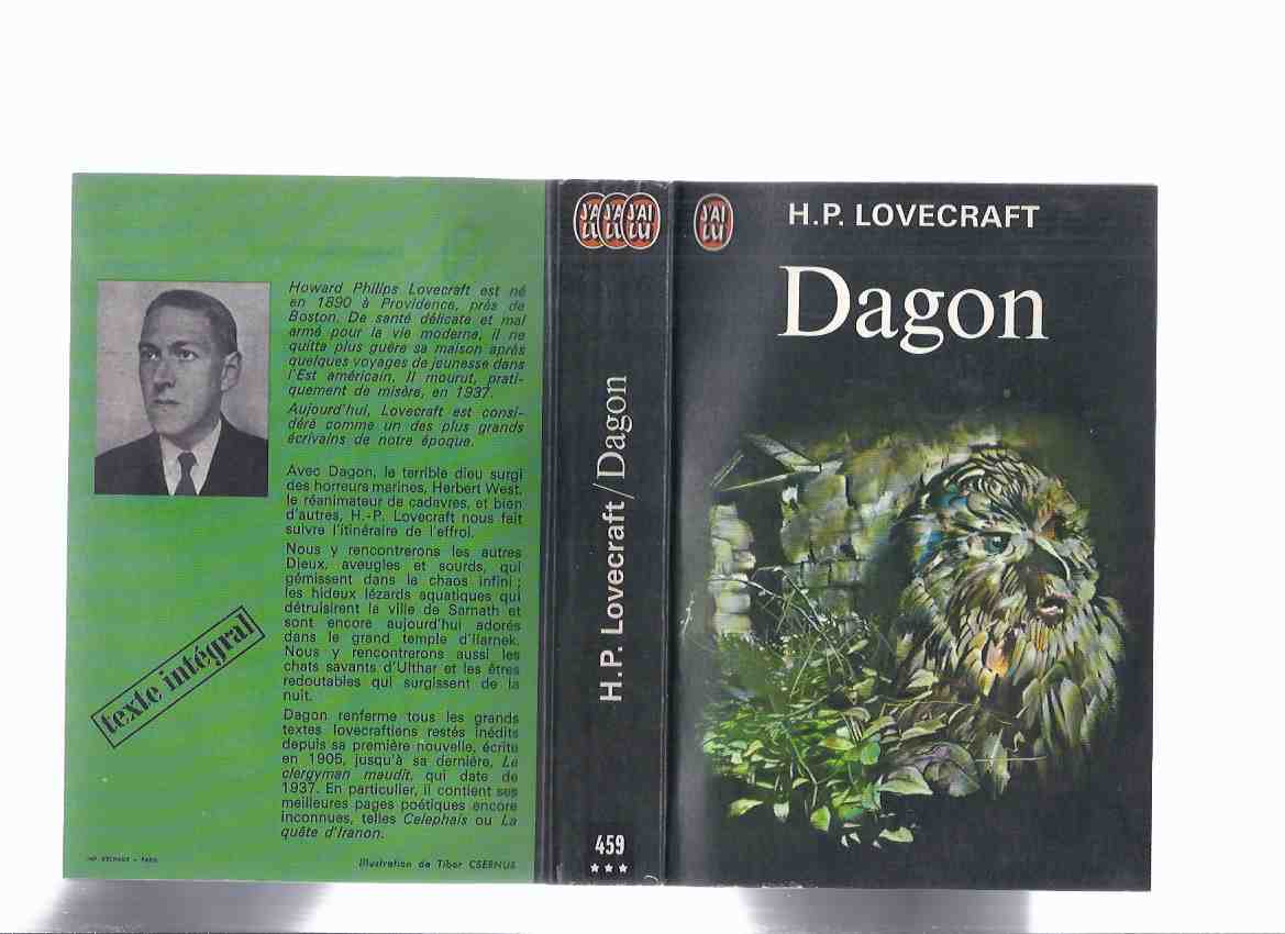 Image for Dagon et Autres Recits De Terreur -by H P Lovecraft ( French Edition of Dagon )(inc. Cats of Ulthar; Herbert West Reanimator; Doom That Came to Sarnath; etc)