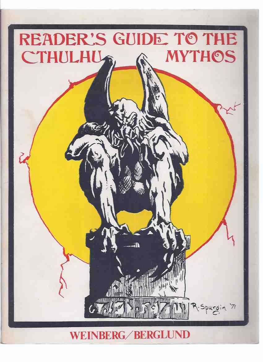 Image for Reader's Guide to The Cthulhu Mythos -by Robert Weinberg ( H P Lovecraft Related )