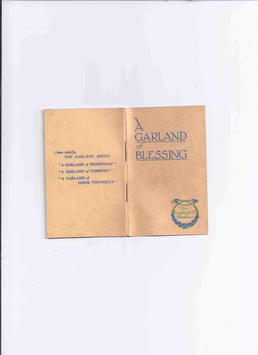 Image for A Garland Blessing: Verses By Clara Simpson / The Garland Booklets Series ( Poetry / Poems )