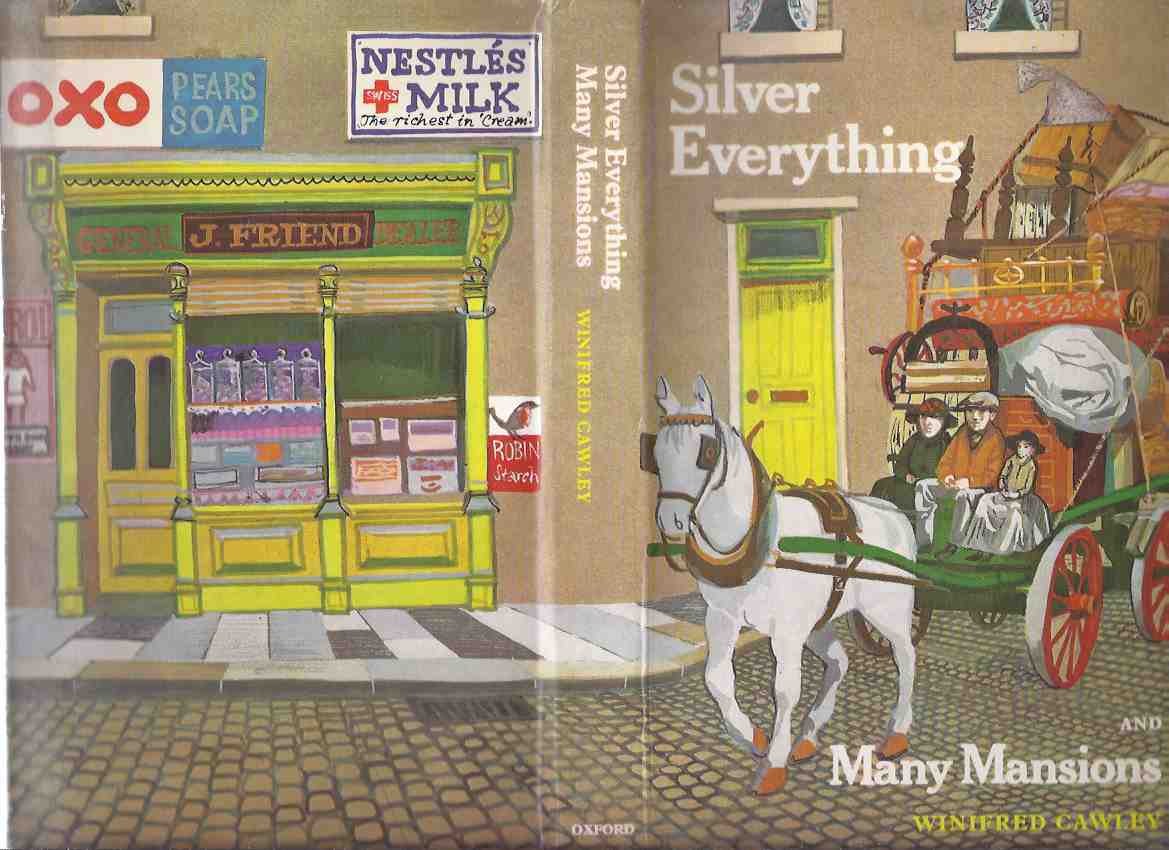 Image for Silver Everything and Many Mansions -by Winifred Cawley, Illustrated by William Stobbs (includes a Glossary )(set in Tyneside in the 1920's )