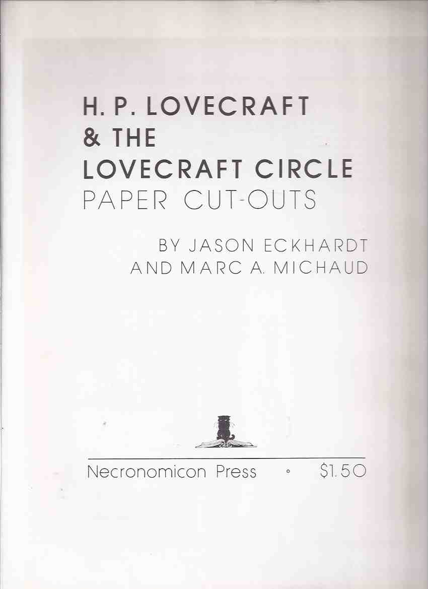 Image for H P LOVECRAFT and The Lovecraft Circle Paper Cut Outs / Necronomicon Press (inc: HPL; Sonia Greene; Frank Belknap Long; Robert E Howard; Clark Ashton Smith; Robert Bloch; HPL's cat, Nigger-Man, HPL desk)
