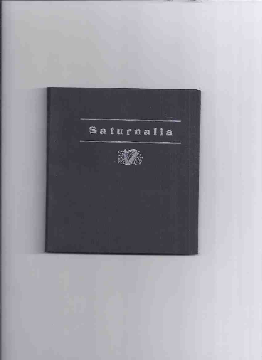 Image for Saturnalia -by H P Lovecraft / Deep Wood Studio and Press, One of 70 Copies