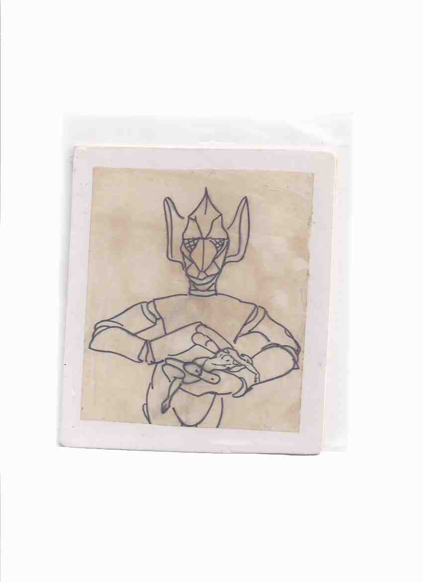 Image for Untitled: Alien with Nude Woman -Original Art / Sketch By Hannes Bok (appears in A Hannes Bok Sketchbook )