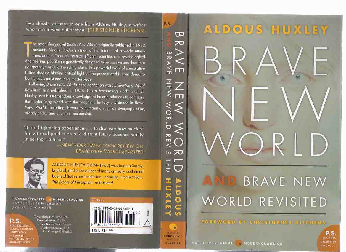Image for Brave New World / Brave New World Revisited ---by Aldous Huxley, Foreword by Christopher Hitchens (inc. Life of the Mind; Too Far Ahead of its Time; Contemporary Response to BNW / BNWR; Letter to George Orwell; Complete Bibliography, etc)