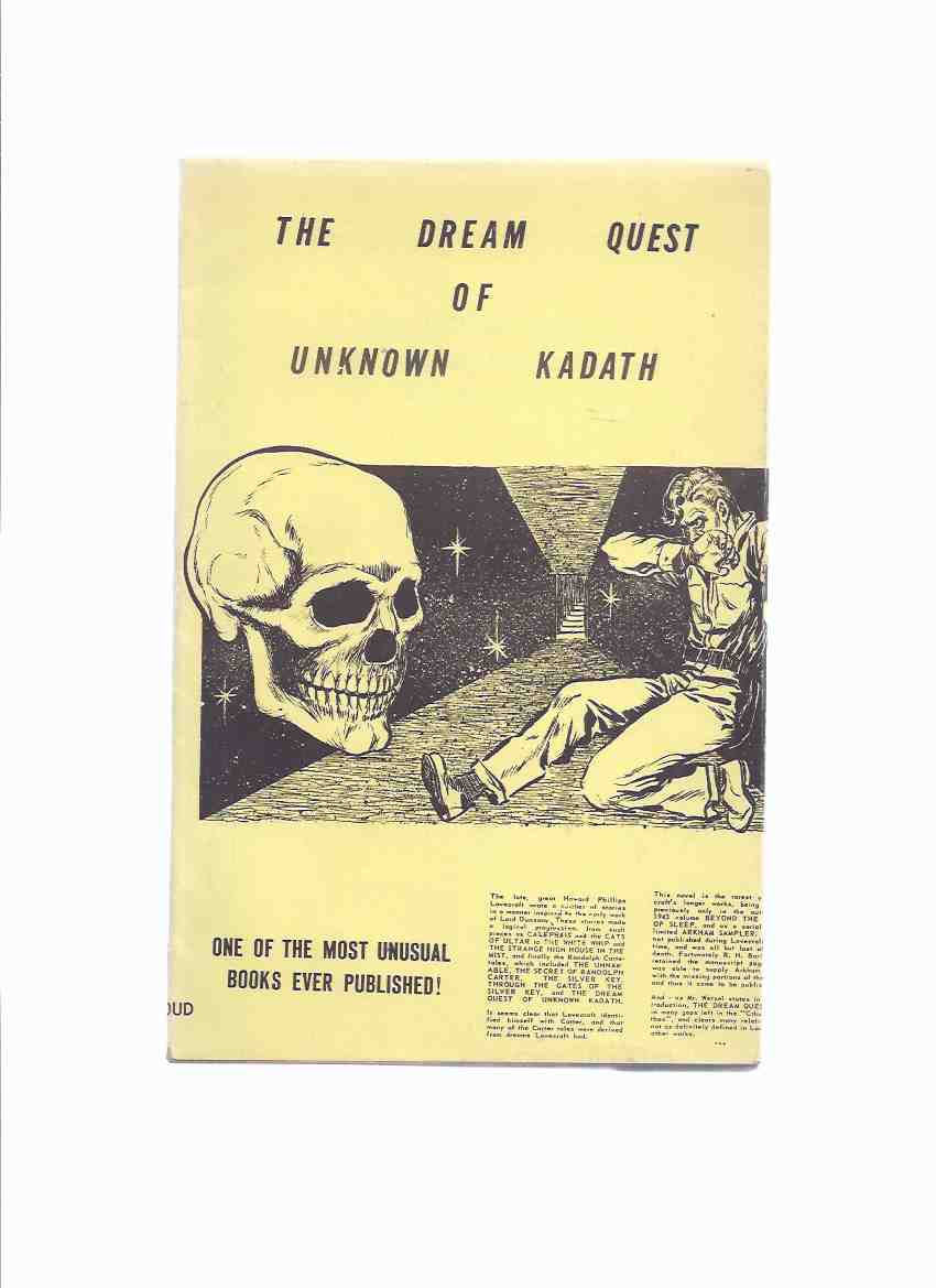 Image for The Dream-Quest of Unknown Kadath -by H P Lovecraft / Shroud Press ( Yellow Dustjacket Issue )