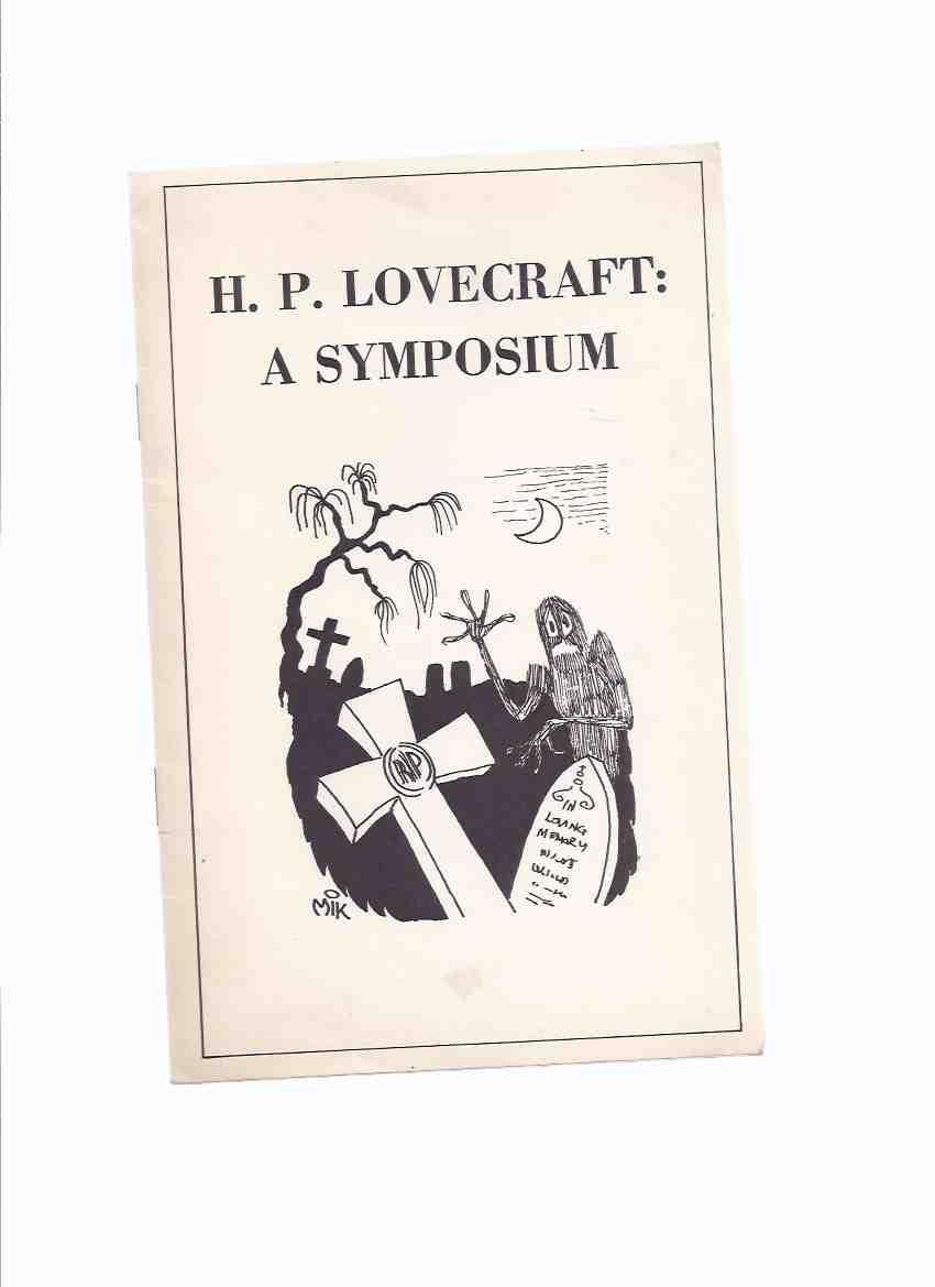 Image for H P Lovecraft, a Symposium ( Fritz Leiber; Robert Bloch; Sam Russell; Arthur Jean Cox; Leland Sapiro; August Derleth )