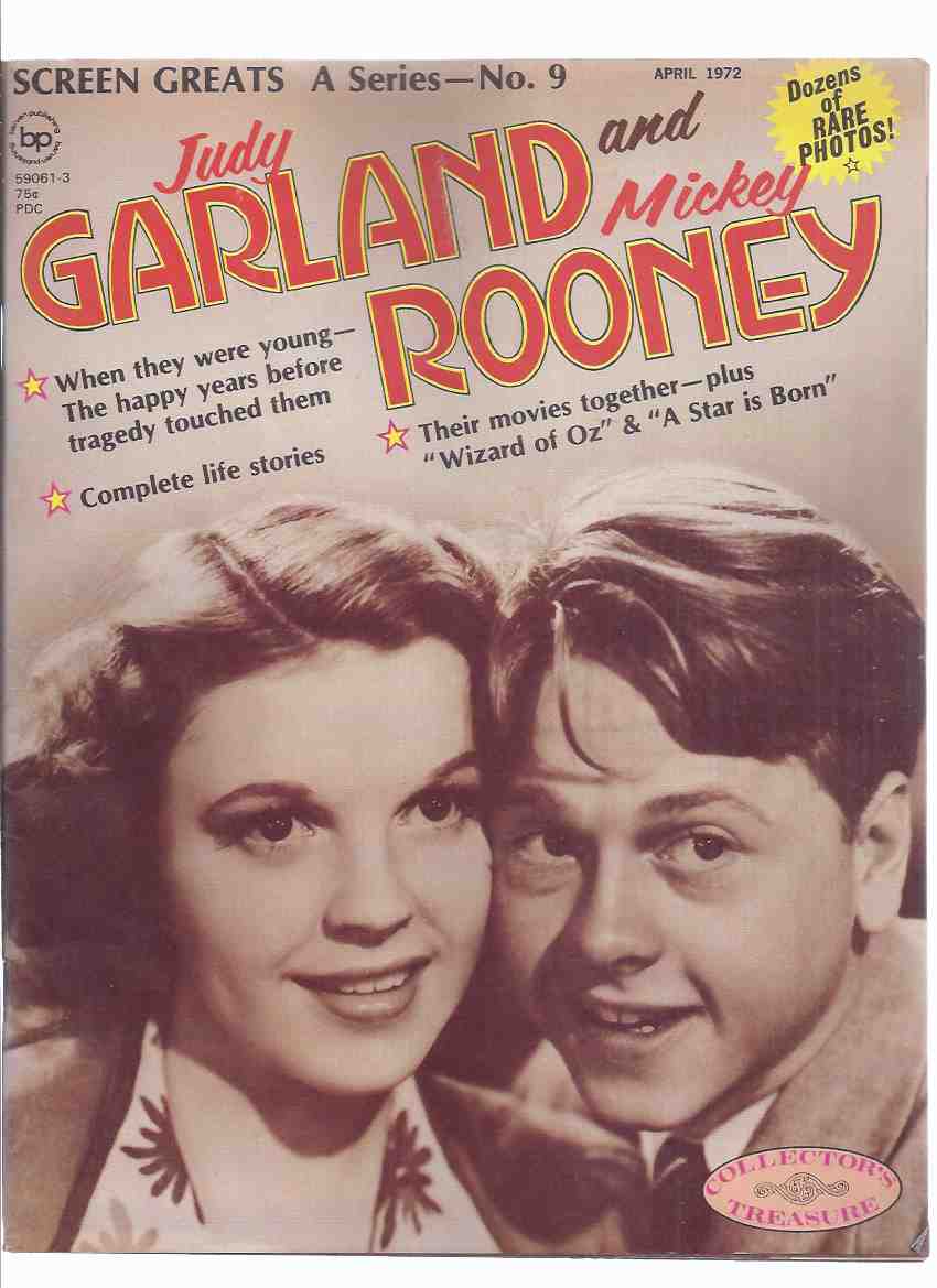 Image for Screen Greats Series, Volume 1, No. 9 - Judy Garland - Mickey Rooney Collector's Treasure / Issue (inc. articles about; Andy Hardy; Joe Yule Jr.; The Wizard of Oz; Ava Gardner; A Star is Born; etc)