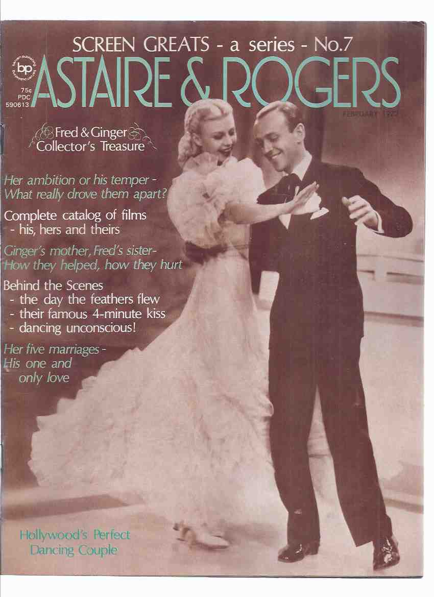 Image for Screen Greats Series, Volume 1, No. 7 - Fred Astaire - Ginger Rogers Collector's Treasure / Issue (inc. articles about; Flying Down to Rio; Roberta; Top Hat; Swing Time; Vernon and Irene Castle; Barkleys of Broadway, etc)