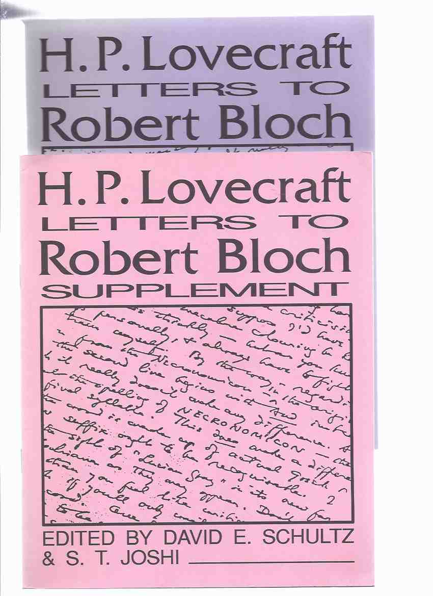 Image for H P Lovecraft Letters to Robert Bloch ---with HPL Letters to Robert Bloch Supplement (with Errata ) / Necronomicon Press ( H P Lovecraft )