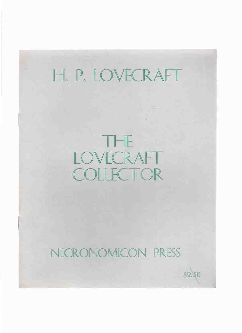 Image for H P Lovecraft: The Lovecraft Collector ( Facsimile Reprint of the 1949 Magazine ) / Necronomicon Press ( H P Lovecraft )