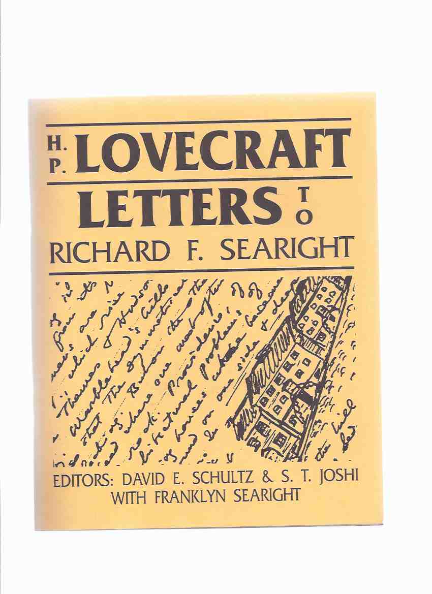 Image for H P Lovecraft: Letters to Richard F Searight / Necronomicon Press ( H P Lovecraft )