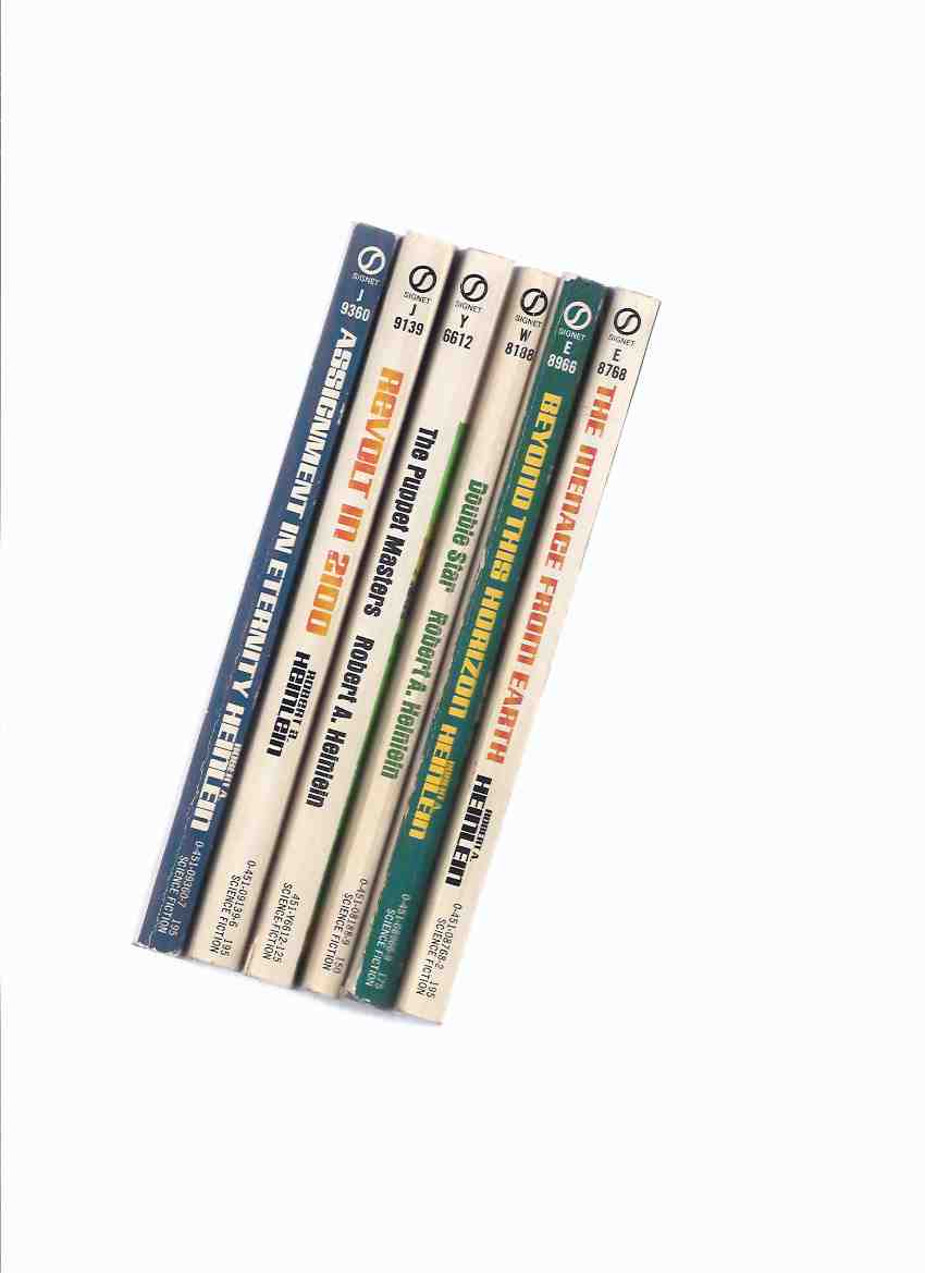 Image for ROBERT A HEINLEIN: Assignment in Eternity; Revolt in 2100; The Puppet Masters; Double Star; Beyond This Horizon; The menace from Earth -6 Volumes