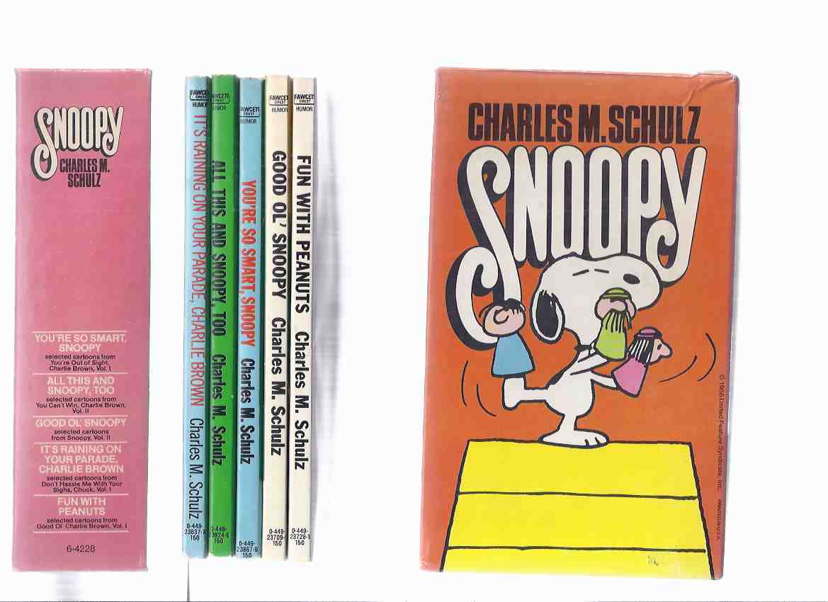 Image for Charles M Schulz Slipcased / Box Set - Fun with Peanuts; Good Ol' ( Old ) Snoopy; You're So Smart Snoopy; All This and Snoopy Too; It's Raining on Your Parade Charlie Brown - 5 Volumes in a Slipcase / Box )