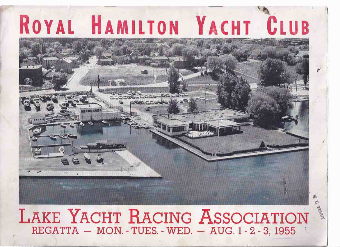 Image for Royal Hamilton Yacht Club / Lake Yacht racing Association - Regatta Mon. - Tues. - Wed. - Aug. 1 -2 -3 1955 ( RHYC / LYRA )