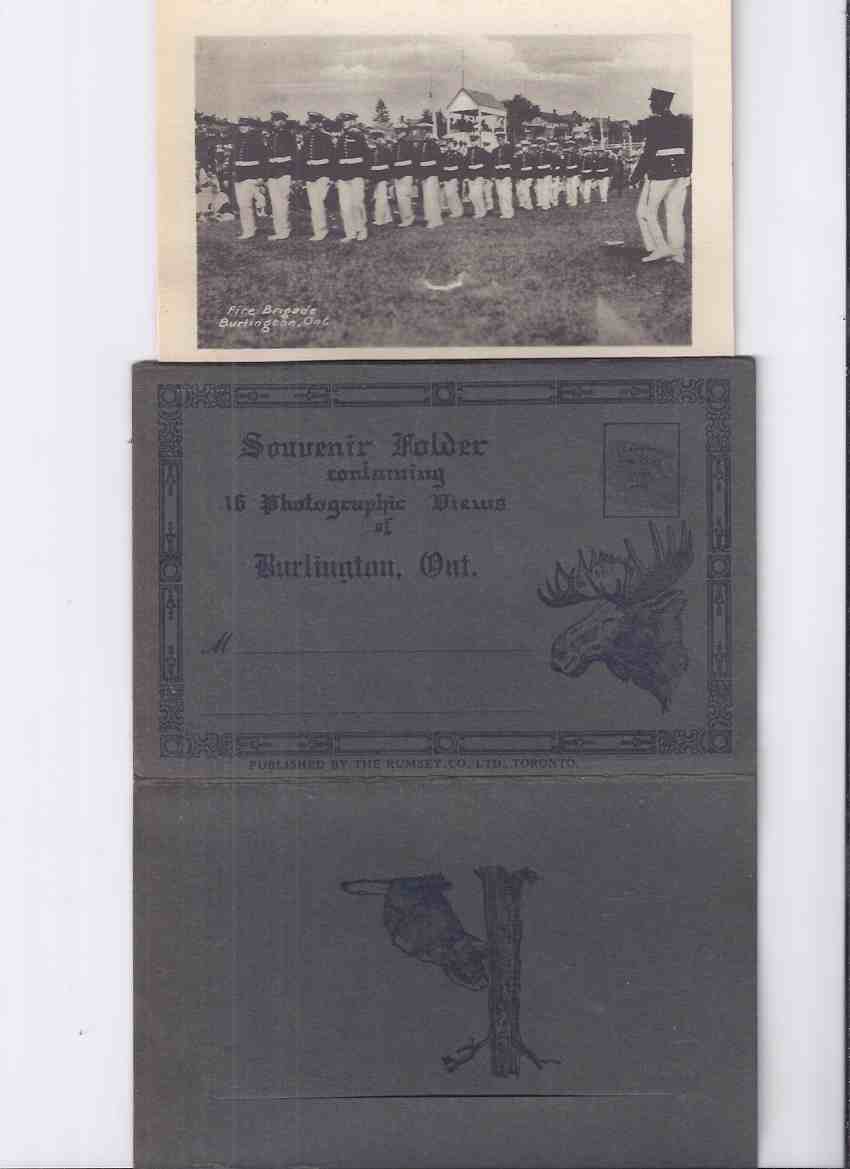 Image for Souvenir Folder Containing 16 Photographic Views of Burlington, Ont. ( ON.)( Ontario Local History / Photographs -Circa 1918 -inc. The Brant Inn )