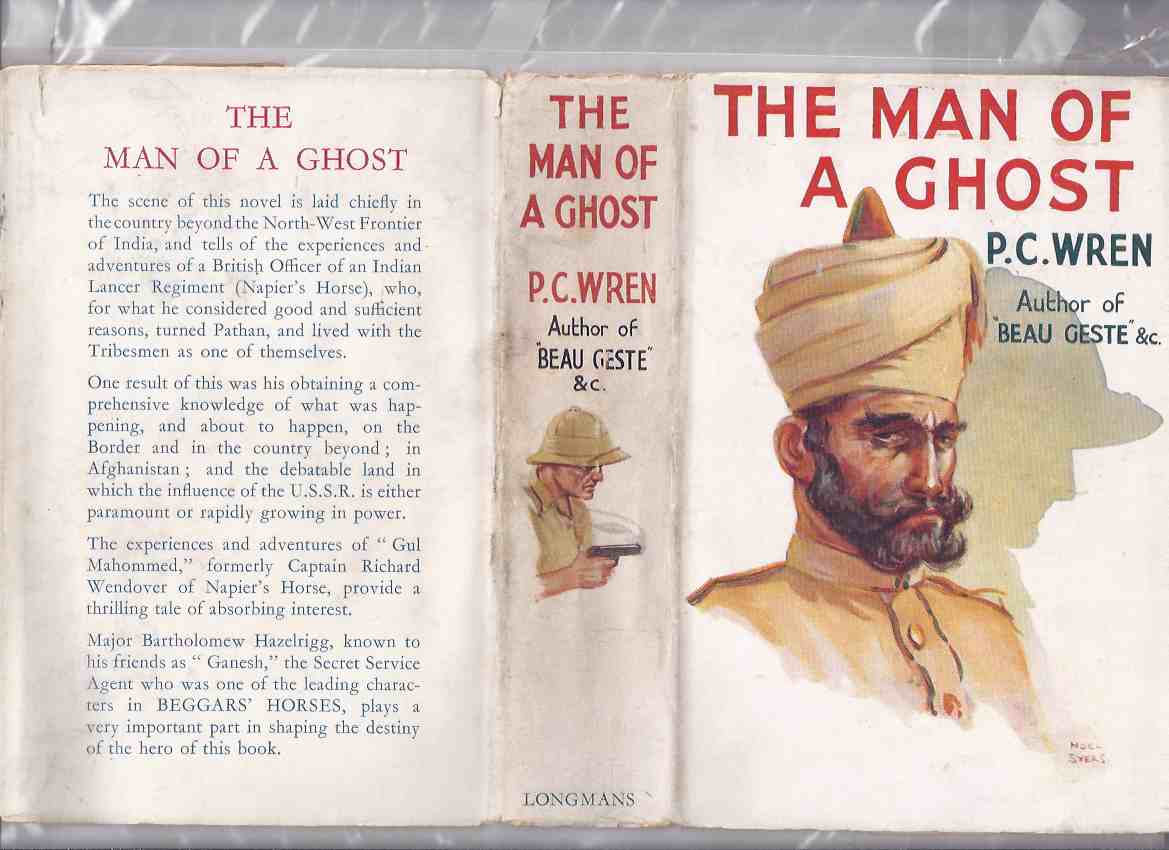 Image for The Man of a Ghost ---by P C Wren (aka: The Spur of Pride )( Indian Lancer Cover Art )