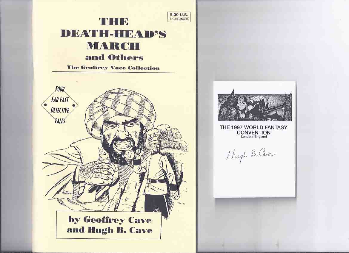 Image for The Death-Head's March & Others: Geoffrey Vace Collection; Four Far East Detective Tales -by Geoffrey & Hugh B Cave - signed (also: Four Doomed Men; Jumping Well; Step Softly Sahib )(taken from ORIENTAL STORIES / MAGIC CARPET Magazines / Pulps )
