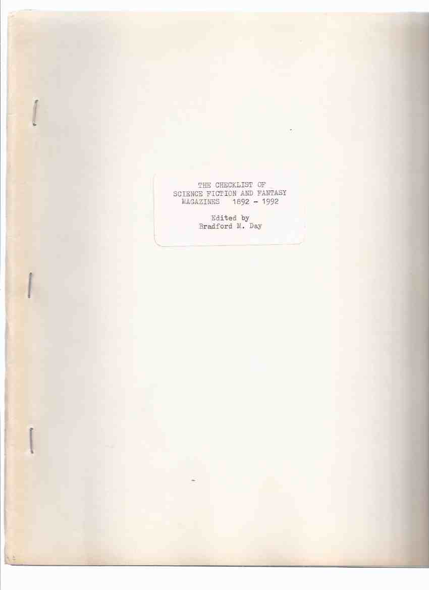 Image for The Checklist of Science Fiction and Fantasy Magazines, 1892 - 1992