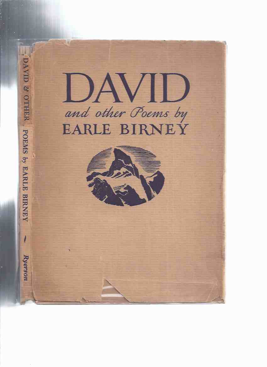 David and Other Poems ---by Earle Birney ( poetry ) Image for David and Other Poems ---by Earle Birney ( poetry )