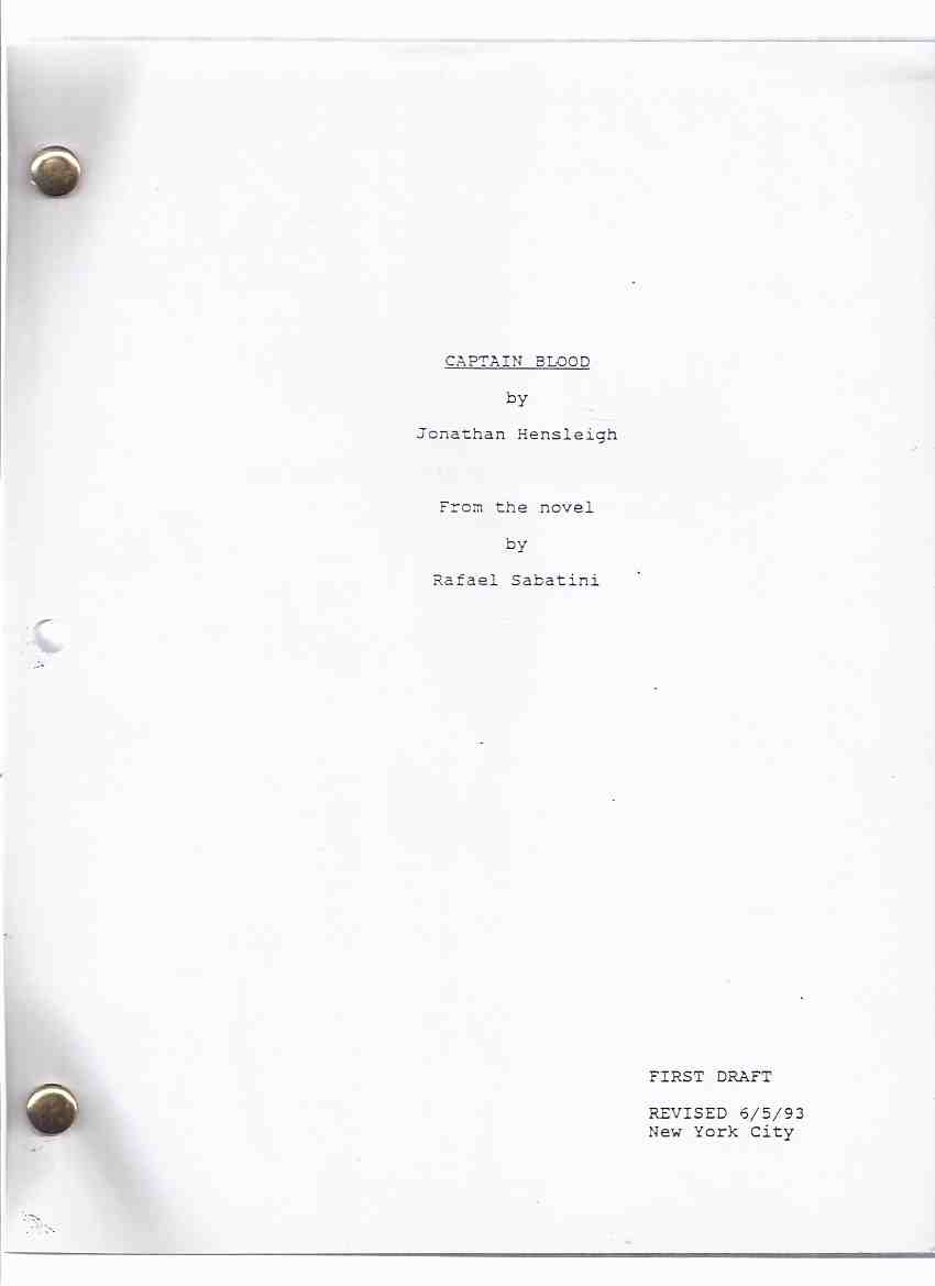 Image for Captain Blood By Jonathan Hensleigh from the Novel By Rafael Sabatini / First Draft, Revised June 5, 1993