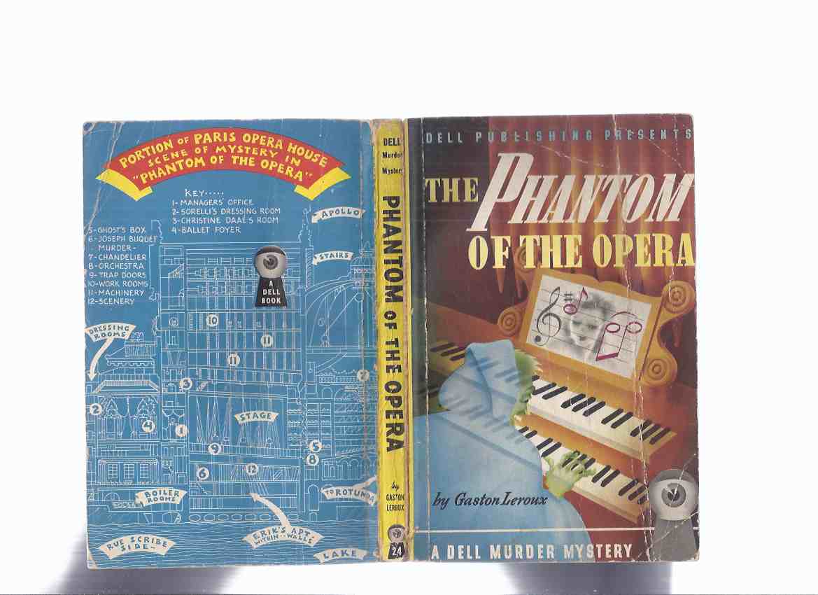 Image for The Phantom of the Opera -by Gaston Leroux / Dell Mapback # 24