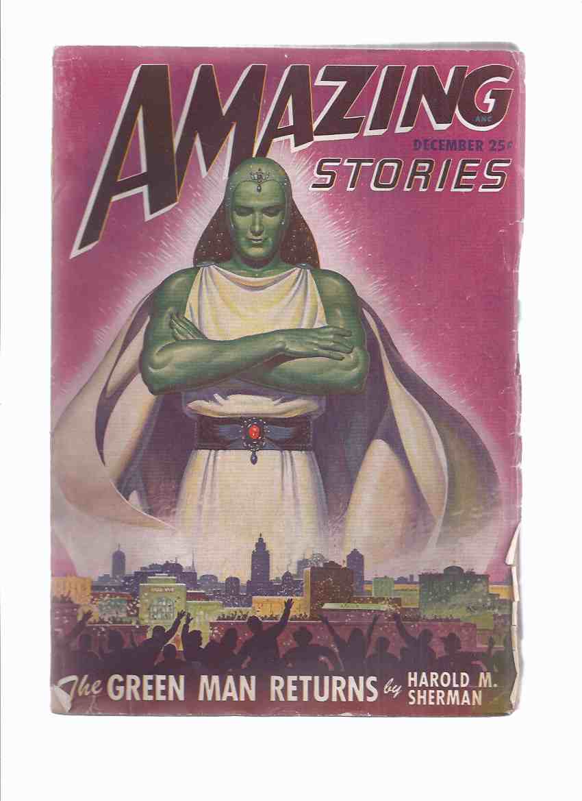 Image for Amazing Stories Science Fiction Pulp Magazine, Volume 21 # 12, December 1947 ( The Green Man Returns by Richard S. Shaver