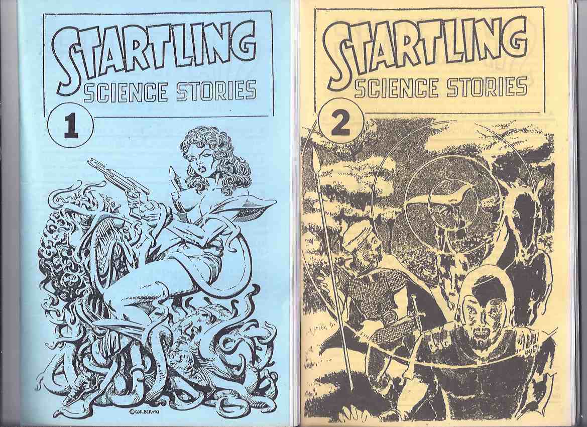 Image for Startling Science Stories, Issue # 1 and 2 ( Charley's Tomb; Crimson Bell; Lizards; Oh, to be a Space Pilot; Jungle Warfare; The Teraphim )