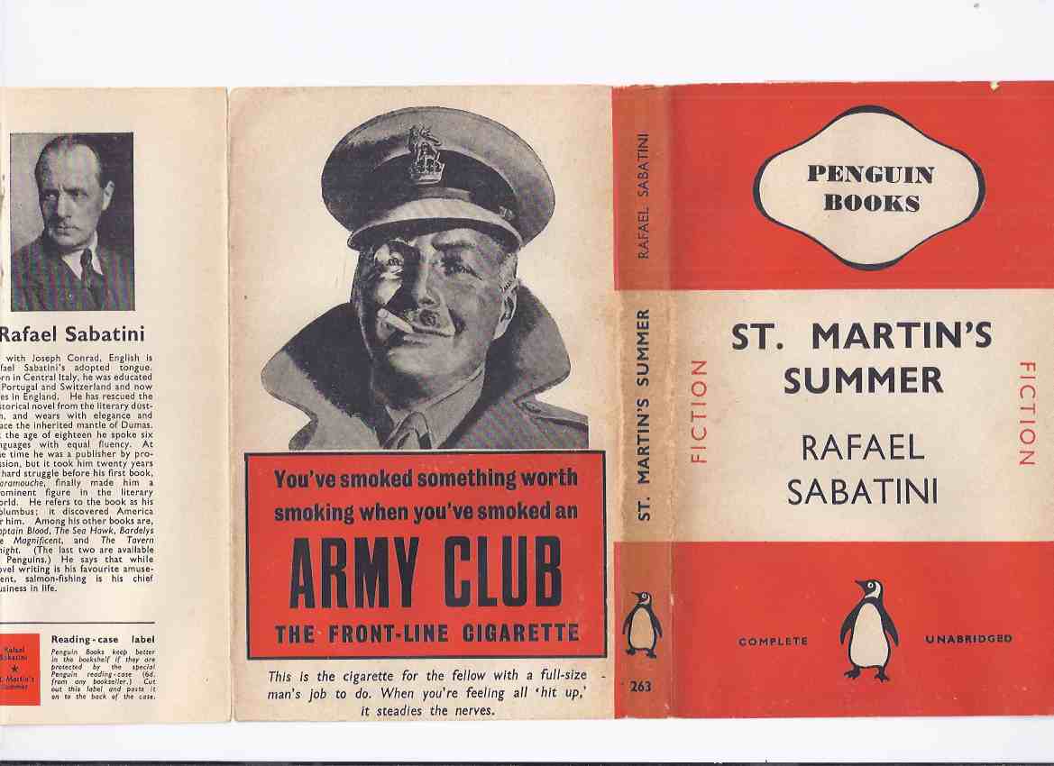Image for St Martin's Summer ---by Rafael Sabatini ( Paperback in a Dustjacket Edition )( Saint )