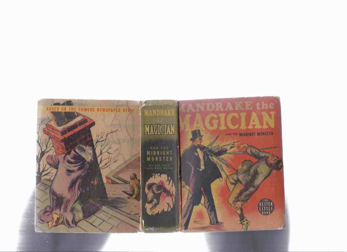 Image for Mandrake the Magician and the Midnight Monster - Based on the Famous Newspaper Strip / Better Little Book # 1431 - Whitman Publishing