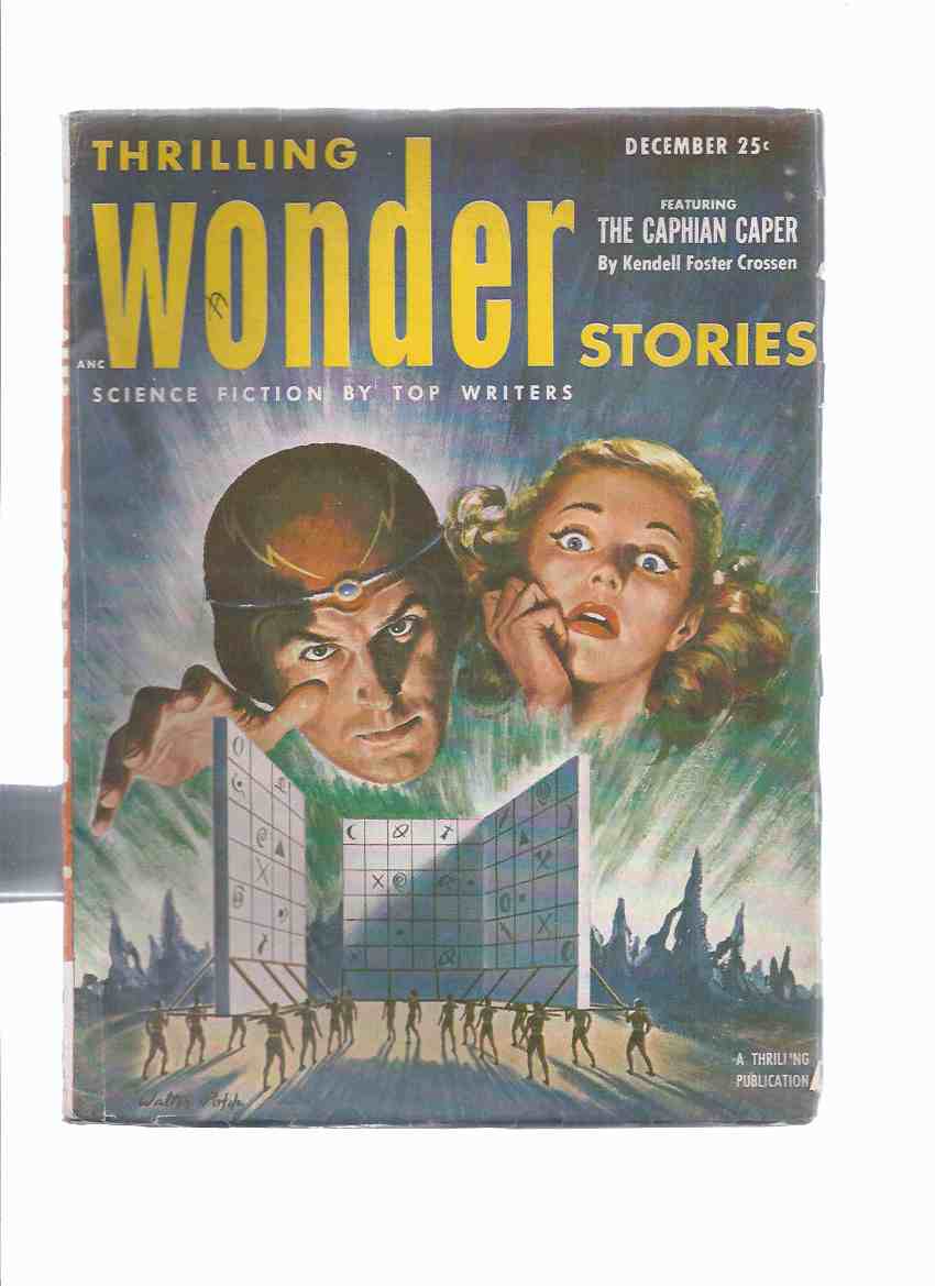 Image for Thrilling Wonder Stories Pulp, December 1952, Volume 51 # 2 ( The Caphian Caper; Canterbury April; What's It Like Out There; Lesson in Survival; No Land of Nod; The Sign of Homo Sap; Paradox Planet, etc )