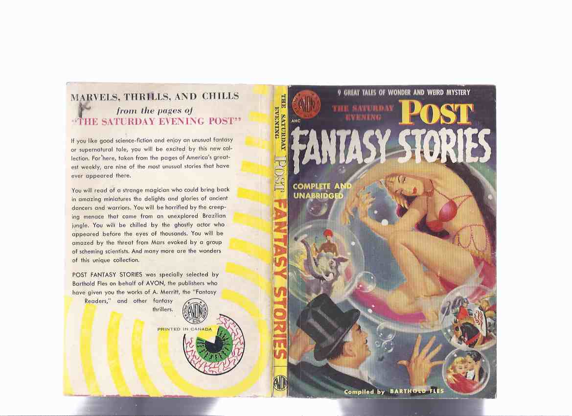 Saturday Evening POST Fantasy Stories, Avon # 389 -9 Great Tales of Wonder and Weird Mystery ( Enemy Planet; Child Who Believed; Scene for Satan; Eternal Duffer; Note on Danger B; Terrible Answer; Voice in the Earphones; Doctor Hanray's Second Chance ) Image for Saturday Evening POST Fantasy Stories, Avon # 389 -9 Great Tales of Wonder and Weird Mystery ( Enemy Planet; Child Who Believed; Scene for Satan; Eternal Duffer; Note on Danger B; Terrible Answer; Voice in the Earphones; Doctor Hanray's Second Chance )