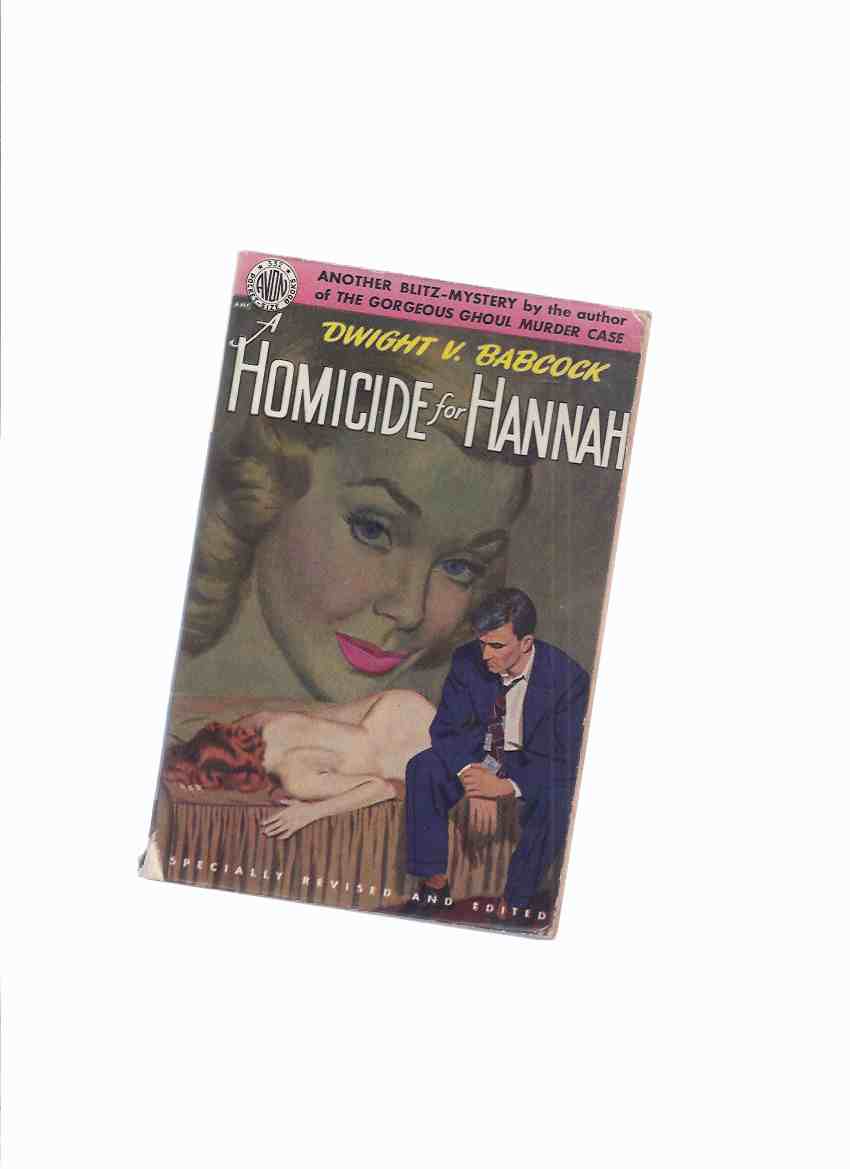 Image for Homicide for Hannah -by Dwight V Babcock / Avon # 332 ( a Joe Kirby Mystery )