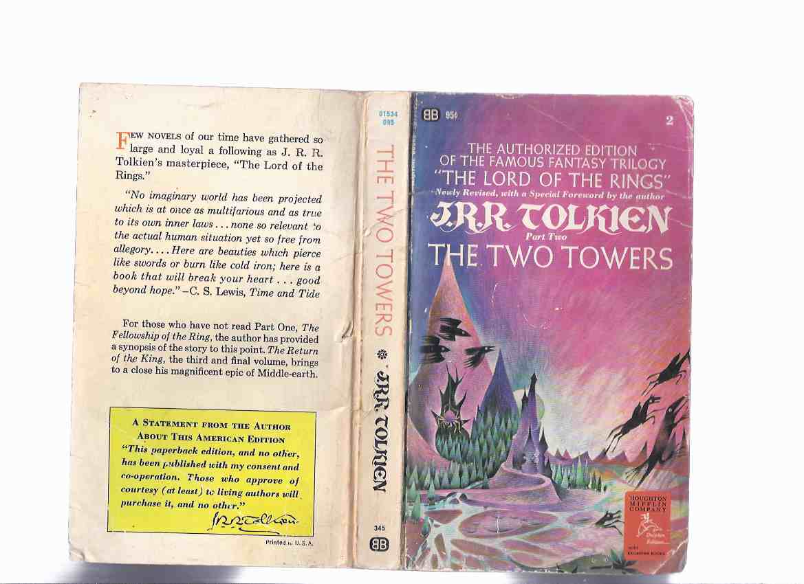 Image for The Two Towers, Book 2 of The Lord of the Rings Trilogy -by J R R Tolkien ( Volume Two )( US Imprint )