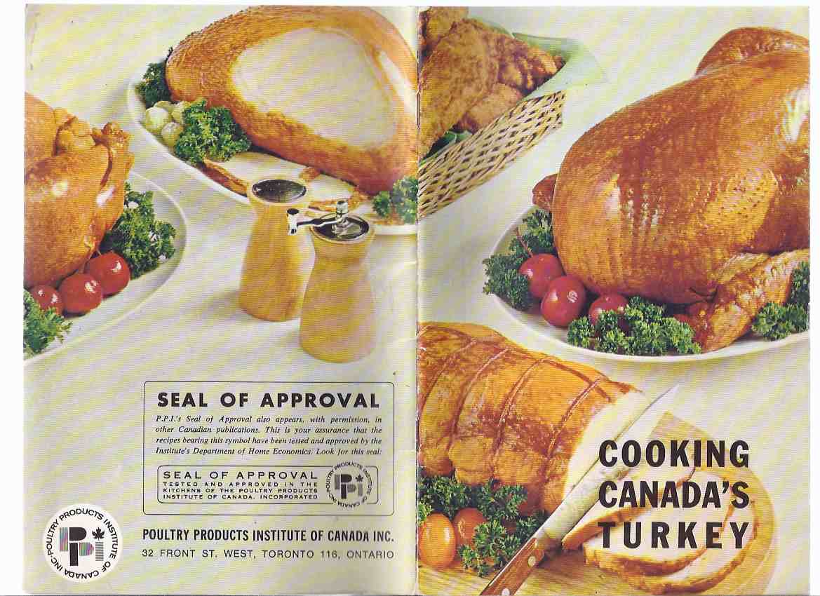 Cooking Canada's Turkey / Poultry Products Institute of Canada ( Cookbook / Cook Book / Recipes ) Image for Cooking Canada's Turkey / Poultry Products Institute of Canada ( Cookbook / Cook Book / Recipes )