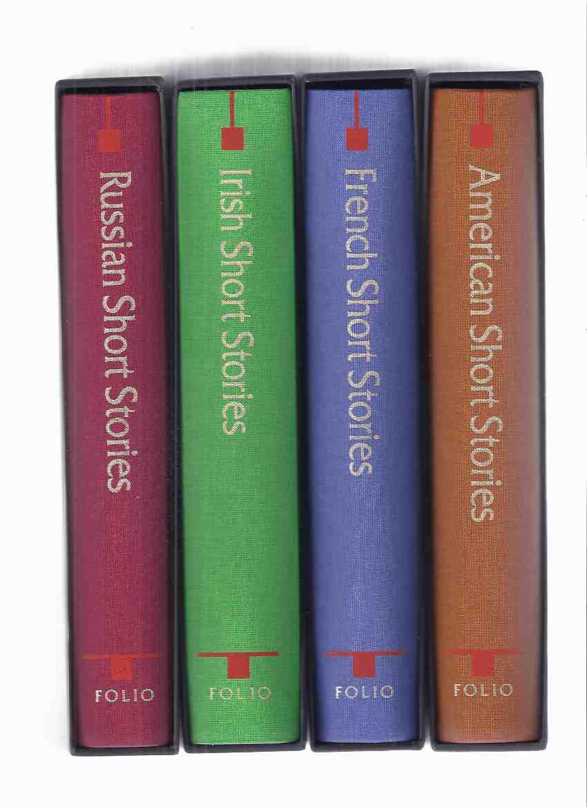 Image for Classic Short Stories Series By FOLIO SOCIETY: American, Russian, French, Irish -4 Volumes (Rip van Winkle by Washington Irving; Outcasts of Poker Flats; Yellow Wallpaper; Self Made Cuckold; In the Twenty Ninth Century; Russian Beauty Limerick Gloves etc)