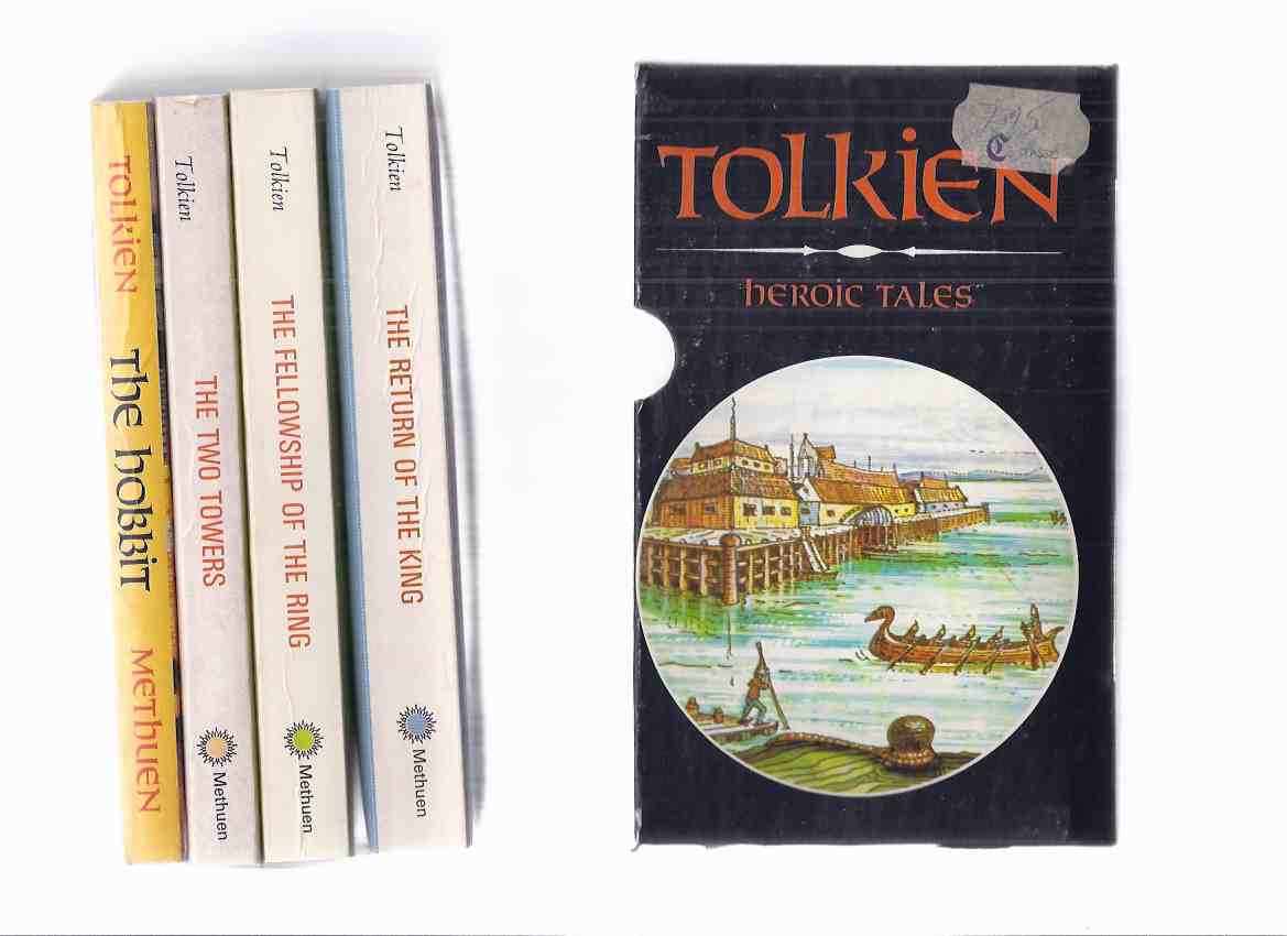 HEROIC TALES -Slipcased Set: The Hobbit ---with The Fellowship of the Ring ---with The Two Towers ---with The Return of the King --- 4 Volumes in a slipcase ( Authorized Canadian Edition of Famous Lord of the Rings trilogy -book 1, 2, 3 and The Hobbit) Image for HEROIC TALES -Slipcased Set: The Hobbit ---with The Fellowship of the Ring ---with The Two Towers ---with The Return of the King --- 4 Volumes in a slipcase ( Authorized Canadian Edition of Famous Lord of the Rings trilogy -book 1, 2, 3 and The Hobbit)