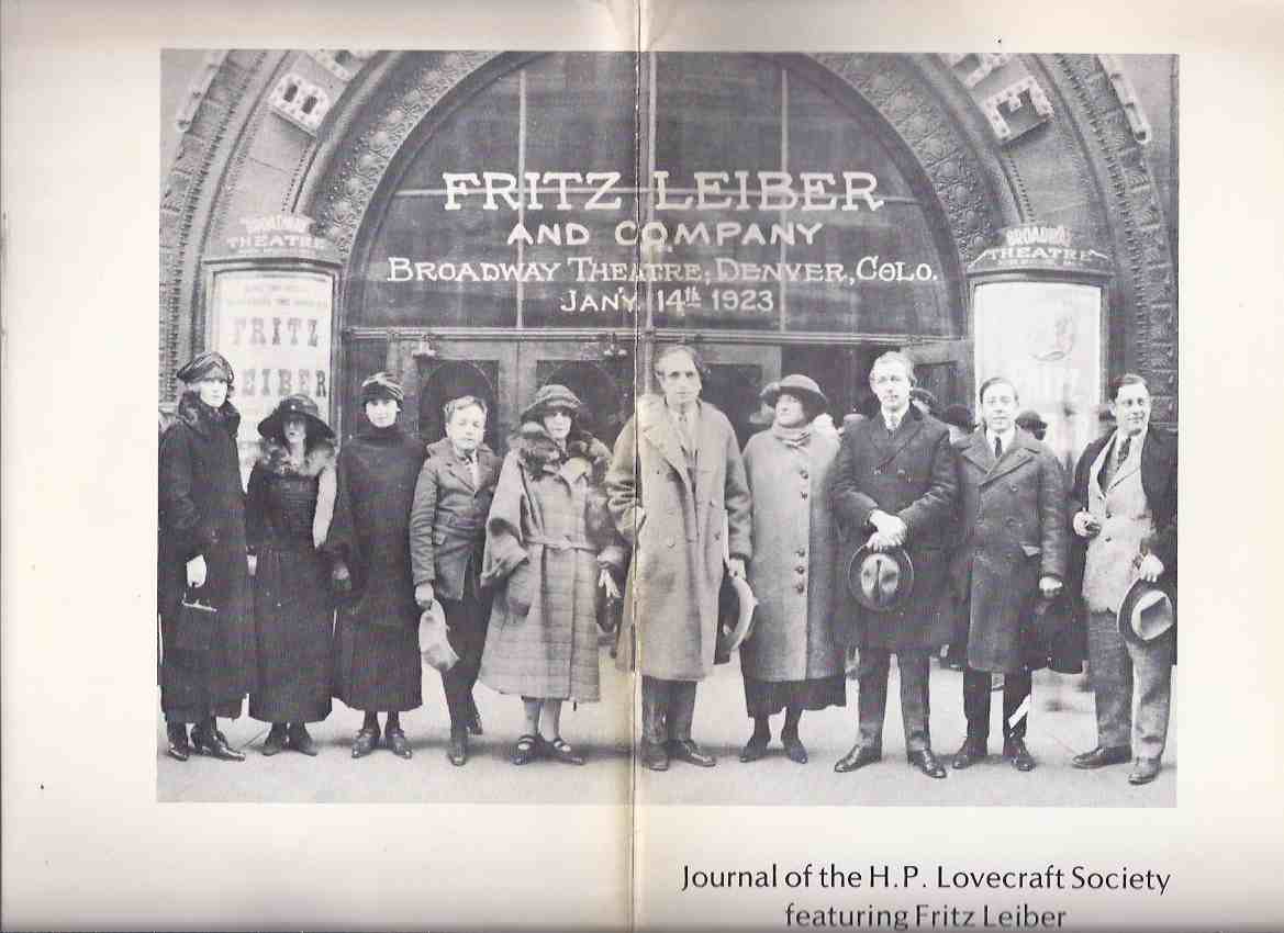 Image for Journal of the Lovecraft Society, No. 1 Featuring Fritz Leiber (inc. Lovecraft in My Life / The Stage in My Stories -by Leiber; Book Review of The Book of Fritz Leiber )( h P Lovecraft )