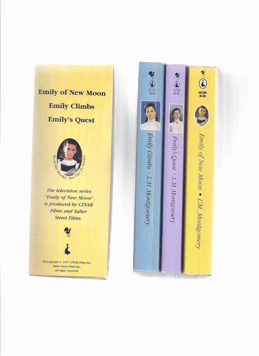 Image for L M Montgomery / The Emily Trilogy: Emily of New Moon ---with Emily Climbs ---with Emily's Quest -Book 1, 2, 3 --THREE Volumes in a slipcase, ---by the Author of Anne of Green Gables ( Slipcased Trilogy / Boxed - Box Set )