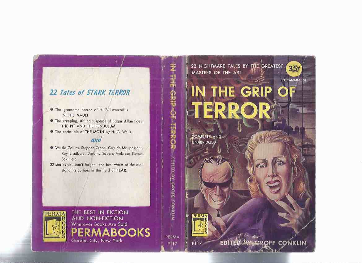 Image for In the Grip of Terror -22 Nightmare Tales (inc.Last Kiss; Illustrated Man; Upturned Face; Incredible Elopement of Lord Peter Wimsey; Horror-Horn; Tool; Revenge; Macklin's Little Friend; Easter Egg; Moth; Resumed Identity; Bubbles, etc)