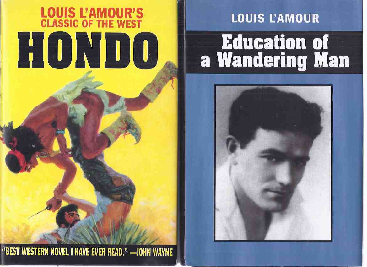 Image for HONDO ---with Education of a Wandering Man ---TWO VOLUMES ---by Louis L'Amour