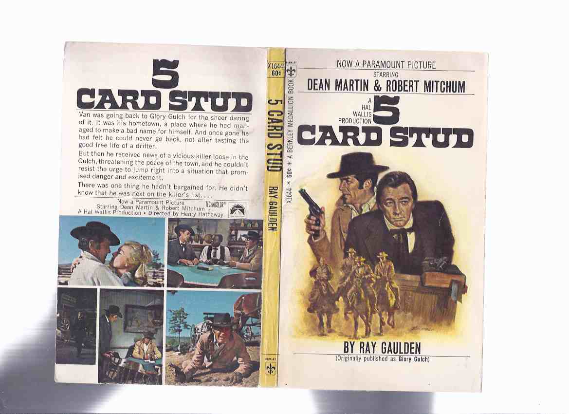 Image For 5 Card Stud By Ray Gaulden Hal Wallis Movie Tie In Image For 5 Card Stud By Ray Gaulden Hal Wallis Movie Tie In