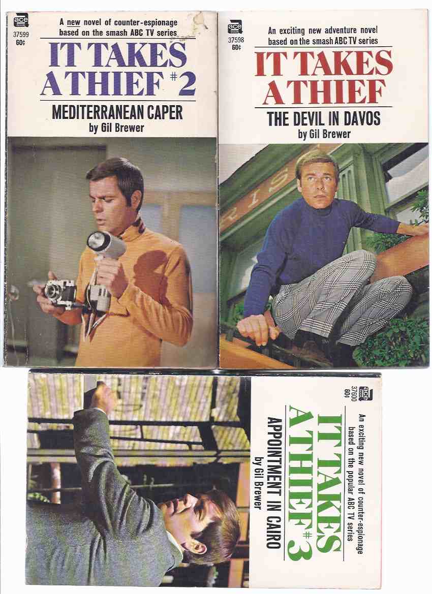 Image for It Takes a Thief: The Devil in Davos; Mediterranean Caper; Appointment in Cairo -Book 1, 2, 3 ( THREE VOLUMES - TV Tie-In Covers with Robert Wagner )