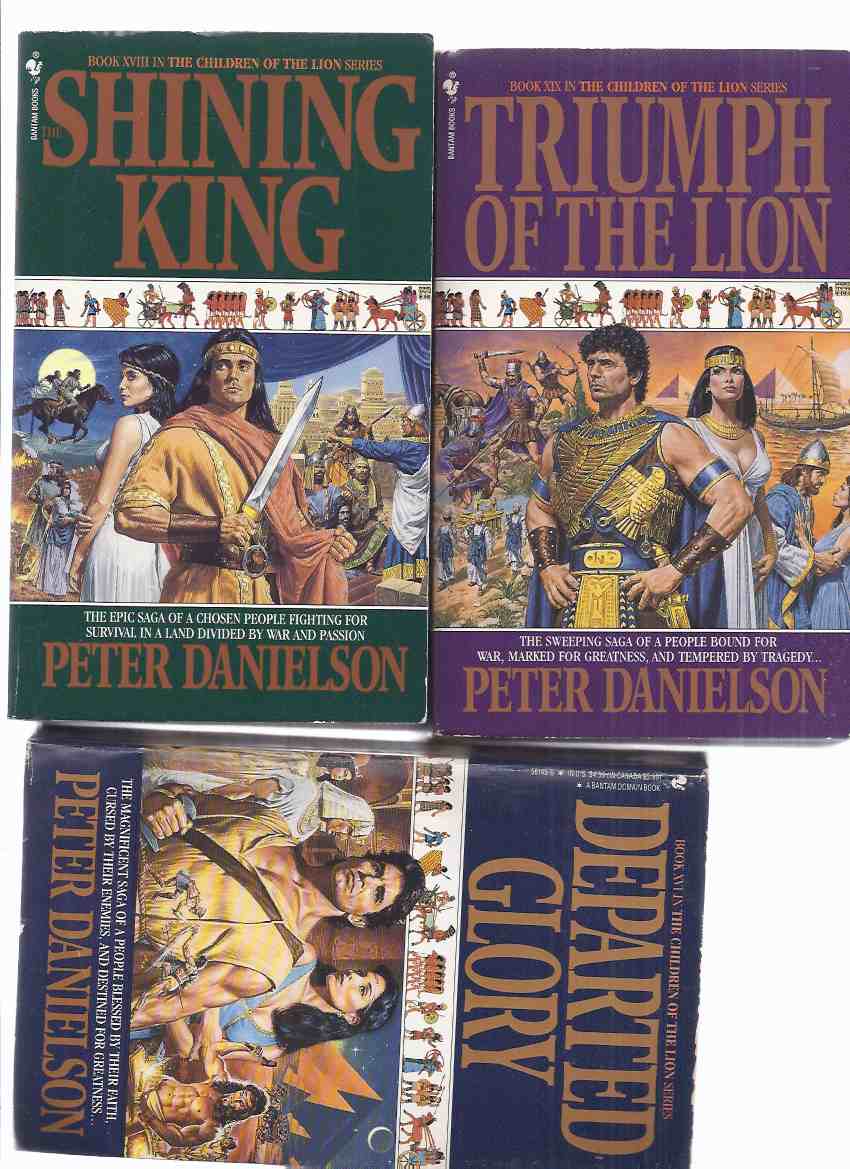 Image for Departed Glory ---with The Shining King ---with Triumph of the Lion ---THREE VOLUMES ---Book XVI, XVIII and XIX ( 16, 18, 19 ) in the Children of the Lion Series