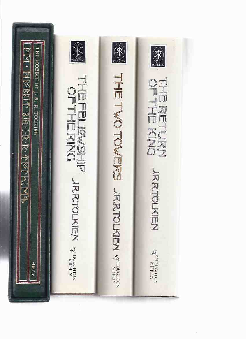 J R R TOLKIEN: The Hobbit or There & Back Again ( Slipcased / Boxed Edition, Dark Green Faux Leather --with Three volumes of The Lord of the Rings: Fellowship of the Ring; Two Towers; Return of the King -book 1, 2, 3 ( 4 vol. total) Image for J R R TOLKIEN: The Hobbit or There & Back Again ( Slipcased / Boxed Edition, Dark Green Faux Leather --with Three volumes of The Lord of the Rings: Fellowship of the Ring; Two Towers; Return of the King -book 1, 2, 3 ( 4 vol. total)