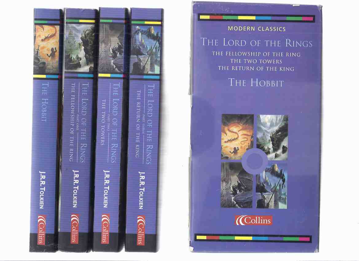 Image for J R R TOLKIEN: The Hobbit or There & Back Again --with The Lord of the Rings: Fellowship of the Ring; Two Towers; Return of the King -book 1, 2, 3 ( 4 vol. total) ( Slipcased / Boxed Edition ) ( Four Volumes )