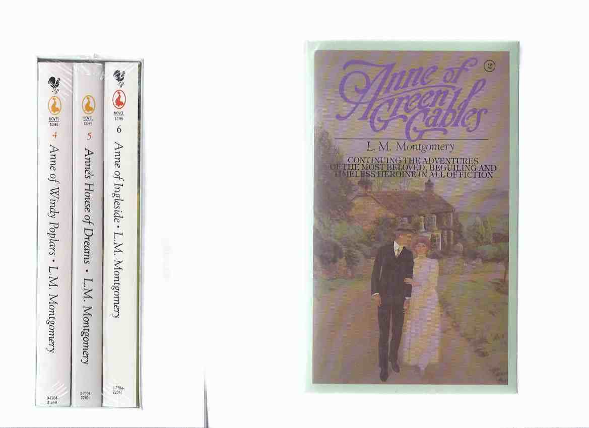 Image for Three Volumes - L M Montgomery Boxed / Slipcased Set: Anne of Windy Poplars - Anne's House of Dreams -Anne of Ingleside --- Books4, 5, 6 in a slipcase -Unopened, in shrinkwrap ( Box Set )
